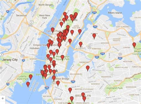 מפת ניו יורק בעברית